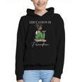 History Month Education Is Freedom Books Black Teacher Graphic Youth Hoodie