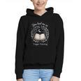 You Had Me At Trigger Warning Dark Romance Skeleton Book Graphic Youth Hoodie