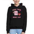 Valentines Day Book Read Your Heart Out Women Men Kids Graphic Youth Hoodie