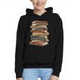 Vintage Books History Retro Book Lover Teacher Graphic Youth Hoodie