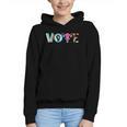 Vote Reproductive Right BLM Political Activism Lgbtq Book Graphic Youth Hoodie