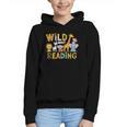 Wild About Reading Kid Love Wild Animal Books Back To School Graphic Youth Hoodie Wild About Reading Kid Love Wild Animal Books Back To School Graphic Youth Hoodie