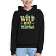 WILD ABOUT READING I Love Books Bookworm Library Day Graphic Youth Hoodie WILD ABOUT READING I Love Books Bookworm Library Day Graphic Youth Hoodie