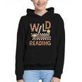 Wild About Reading Teacher Reading Books Back To School Graphic Youth Hoodie