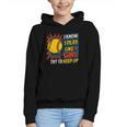 Women's Girls Softball Play Like A Girl Comic Book Pop Art Graphic Youth Hoodie Women's Girls Softball Play Like A Girl Comic Book Pop Art Graphic Youth Hoodie