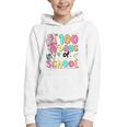 100th Day Of School Teacher Books 100 Days Of School Women Graphic Youth Hoodie 100th Day Of School Teacher Books 100 Days Of School Women Graphic Youth Hoodie