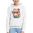 Adorable Book Lover Chipmunk With Reading Glasses Cute Premium Graphic Youth Hoodie Adorable Book Lover Chipmunk With Reading Glasses Cute Premium Graphic Youth Hoodie