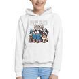 Animals Raccoon Reading Book Librarian Across America Kids Graphic Youth Hoodie