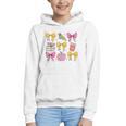 Apple Coquette Bow Books First Day Of School Back To School Graphic Youth Hoodie Apple Coquette Bow Books First Day Of School Back To School Graphic Youth Hoodie