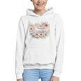 Barely Tolerable Book Floral Bookworm Lover Bookish Premium Graphic Youth Hoodie