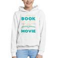 The Book Was Better Than The Movie Literary Library Bookworm Premium Tri-Blend Graphic Youth Hoodie The Book Was Better Than The Movie Literary Library Bookworm Premium Tri-Blend Graphic Youth Hoodie