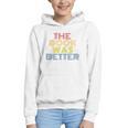The Book Was Better Retro 70s Vintage Premium Tri-Blend Graphic Youth Hoodie The Book Was Better Retro 70s Vintage Premium Tri-Blend Graphic Youth Hoodie