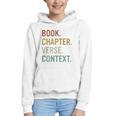 Book Chapter Verse Christian Bible Reformed Theology Graphic Youth Hoodie