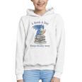 A Book A Day Keeps Reality Away Premium Tri-Blend Graphic Youth Hoodie