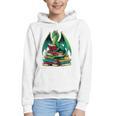 Book Dragon Reading Books Graphic Youth Hoodie Book Dragon Reading Books Graphic Youth Hoodie