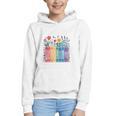 Book Flower Radicalized By Basic Decency Feminist Leftist Graphic Youth Hoodie