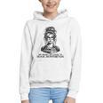 Book Lover Bent Over a Book Graphic Youth Hoodie
