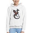 Book Lover Bookworm Reading Books Dragon Graphic Youth Hoodie