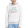 My Book Preference Has Me On The Naughty List For Christmas Graphic Youth Hoodie My Book Preference Has Me On The Naughty List For Christmas Graphic Youth Hoodie