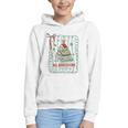 All Booked For Christmas Book Xmas Tree Coquette Bow Lights Graphic Youth Hoodie All Booked For Christmas Book Xmas Tree Coquette Bow Lights Graphic Youth Hoodie