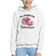 All Booked For Valentine Teacher Valentines Day Book Lover Graphic Youth Hoodie All Booked For Valentine Teacher Valentines Day Book Lover Graphic Youth Hoodie