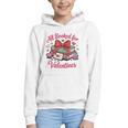 All Booked For Valentines Book Lover Teachers Graphic Youth Hoodie