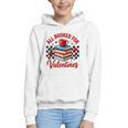 All Booked For Valentines Book Lovers Teacher Student Graphic Youth Hoodie
