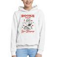 Books Are My LoveLanguage Cupid Valentines Graphic Youth Hoodie