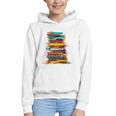 Books Painting Colorful Art Abstract Graphic Books Graphic Youth Hoodie