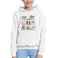 Bookshelves With Books & Plants Premium Graphic Youth Hoodie