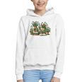 Botanical Garden Plants With Books Graphic Youth Hoodie Botanical Garden Plants With Books Graphic Youth Hoodie