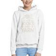 Cats Books And Yarn Crocheter Crocheting Graphic Youth Hoodie Cats Books And Yarn Crocheter Crocheting Graphic Youth Hoodie