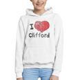 Clifford The Big Red Dog I Heart Clifford Childrens Books Graphic Youth Hoodie Clifford The Big Red Dog I Heart Clifford Childrens Books Graphic Youth Hoodie