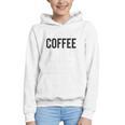 I Like Coffee My Books And Maybe Like 3 People Book Lover Graphic Youth Hoodie