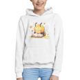 Cute Bee Reading Book Teacher Student Reader Graphic For Men Women Kids Graphic Youth Hoodie