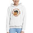 Cute Cat Fall In Love With Reading Book Cat Lover Librarian Graphic Youth Hoodie