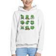 Cute Shamrock Reading St Patricks Day Teacher Book Lovers Graphic Youth Hoodie Cute Shamrock Reading St Patricks Day Teacher Book Lovers Graphic Youth Hoodie