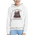 Dark Romance Merch I Put Down My Book Lover Spicy Skeleton Graphic Youth Hoodie
