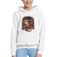 Fantasy Dragon Reading Book Lover Graphic Youth Hoodie Fantasy Dragon Reading Book Lover Graphic Youth Hoodie