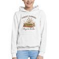 Forget Flowers Buy Me Books Book Lover Graphic Youth Hoodie