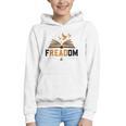 Freadom Anti Banned Books Lovers Reading Librarian Bookworm Graphic Youth Hoodie
