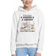 Gardening & Library Lover Books Reading Plants Cute Graphic Youth Hoodie Gardening & Library Lover Books Reading Plants Cute Graphic Youth Hoodie