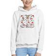 Ghost Book Reading Christmas Books Lover Teacher Kids Graphic Youth Hoodie