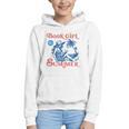 Girl Reading Book Summer Beach Vacation For Book Lover Graphic Youth Hoodie