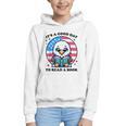 A Good Day To Read a Book Reading Eagle With American Flag Graphic Youth Hoodie A Good Day To Read a Book Reading Eagle With American Flag Graphic Youth Hoodie