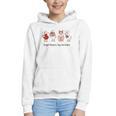 Goose Forget Flowers Buy Me Books Graphic Youth Hoodie