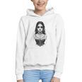 Gothic Goth Girl Woman Movie Book Art Graphic Youth Hoodie Gothic Goth Girl Woman Movie Book Art Graphic Youth Hoodie