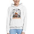 Haunted By My TBR Boo Halloween Book Lover Librarian Graphic Youth Hoodie