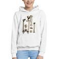 Hip And Leg Bones Book Print Vintage Human Bones Graphic Youth Hoodie