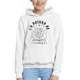 I’d Rather Be Reading Minimal Book Lover Arch Graphic Youth Hoodie